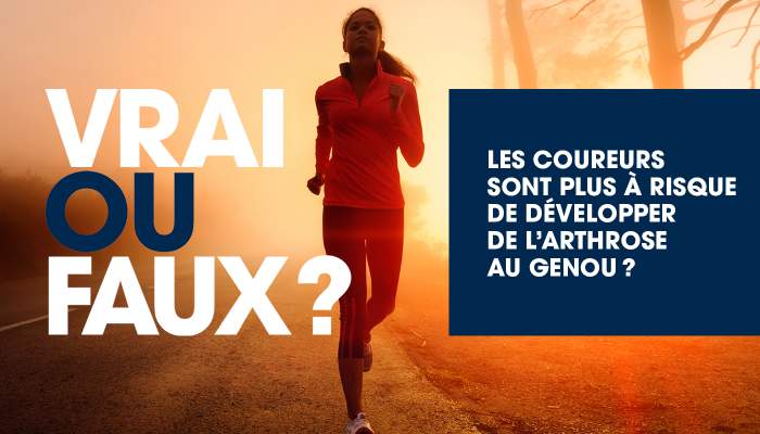 VRAI OU FAUX : les coureurs sont plus à risque de développer de l’arthrose au genou ? - Évolution Physio