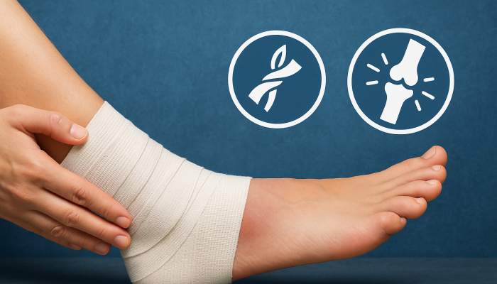 Entorse ou foulure : comprendre la différence, les symptômes - Évolution Physio